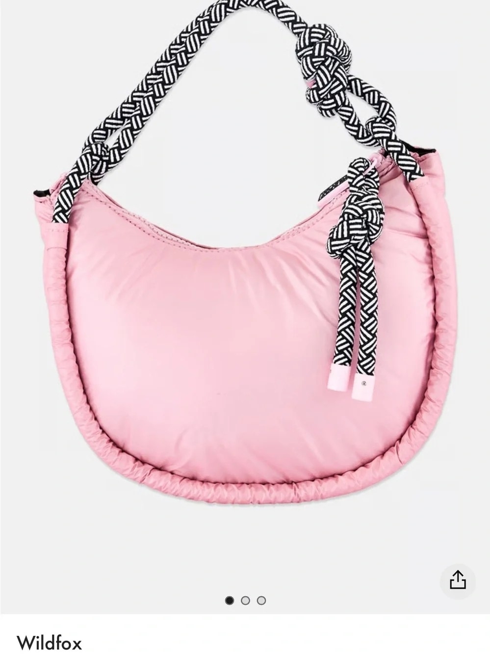Wildfox Pink Puffer Crossbody Bag(large)